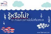 10 สิ่งที่ไม่ควรทำ เมื่อไปเที่ยวทะเล