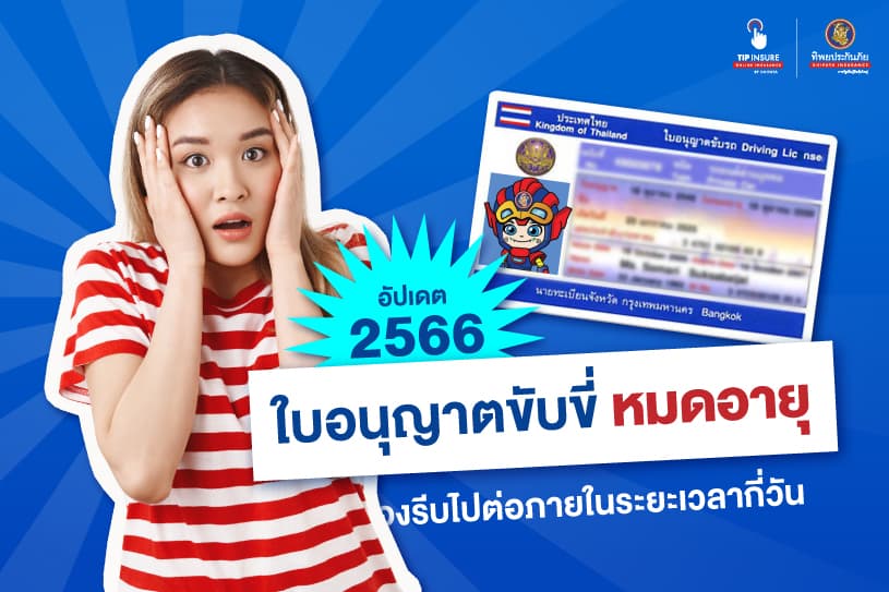 อัปเดต 2566 ใบอนุญาตขับขี่หมดอายุต้องรีบไปต่อภายในระยะเวลากี่วัน