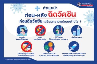 สรุปให้! คำแนะนำ ก่อน-หลังฉีดวัคซีน